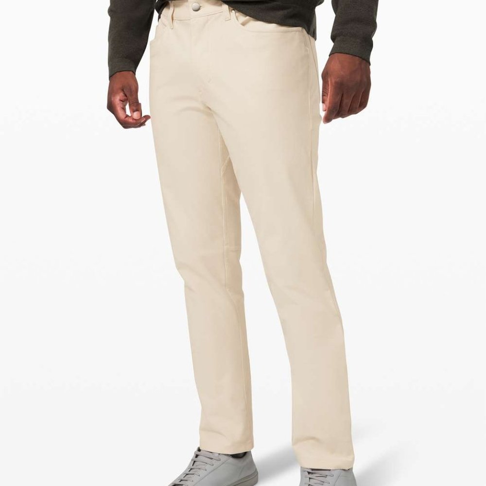 Lululemon ABC Pants Classic White Opal 33W 32L